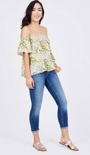 Tracy Reese Floral Off The Shoulder Top