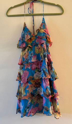 Bebe Bodycon Floral Mini Dress