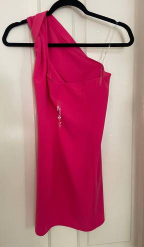 Blue Blush hot pink cocktail dress