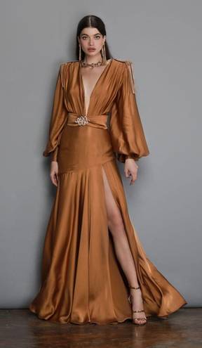 Bronx and Banco Carmen Gown in Gold XS