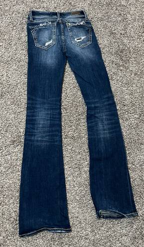 Buckle Black Bootcut Blue Jeans