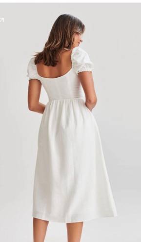 Meshki  corset white cotton dress