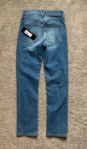 Veronica Beard High Waisted Straight Leg Jeans