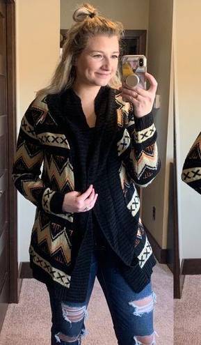 Full Tilt  Aztec Pattern Sweater/Cardigan