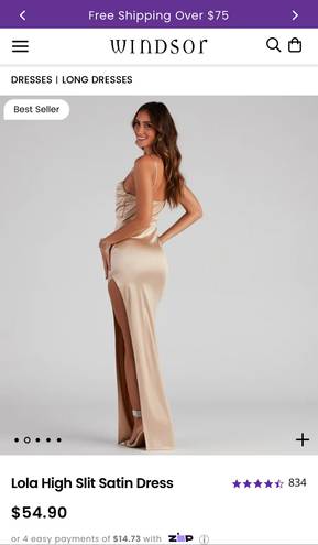 Windsor Taupe Maxi Dress