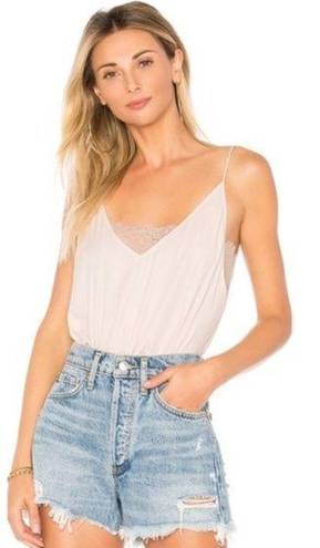 Free People feel v bandeau eyelash lace trim cami