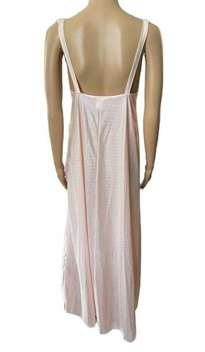 Petra Fashions  Vintage 80s Pink Elegant Lingerie Intimates Peignoir Slip Dress