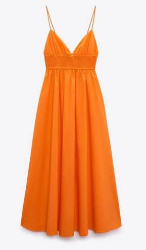 ZARA Orange Dress