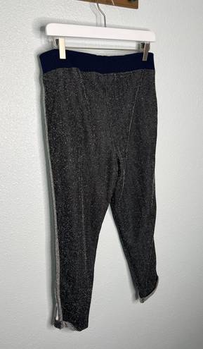 Anthropologie Hei Hei Black Speckled Cuffed Varsity Joggers