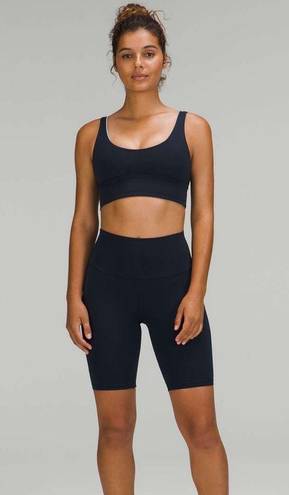 Lululemon True Navy/ Blue Linen Align Reversible Bra *Light Support, A/B Cup 