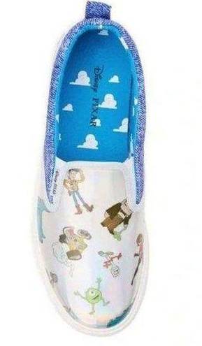 Disney Pixar Slip On Sneakers Size 6 Toy Story Wall-E Up The Incredible shoes