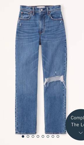 Abercrombie & Fitch Curve Love 90s Straight Ultra High Rise Jeans