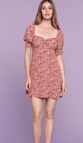 Trixxi  Mauve Floral Print Smocked Dress