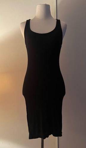 Talentless Black ribbed tank dress Sz S