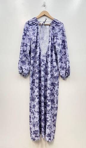 Hill House  The Simone Dress in Lilac Tonal Floral size Large NWT