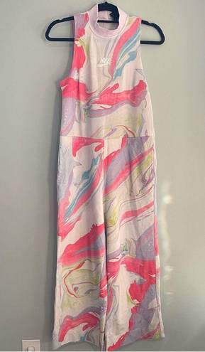 Nike  Jersey Tie Dye Jumpsuit Small