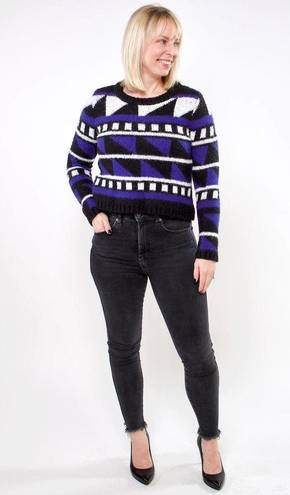 Hunter Bell  Jasmine Cropped Wool Blend Sweater