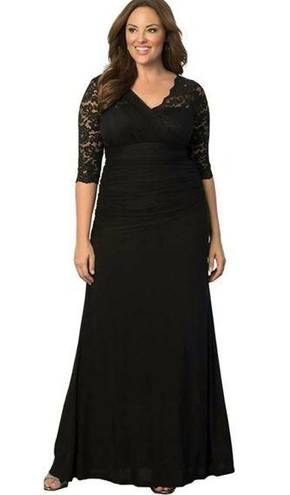 Onyx Kiyonna Soiree Formal Evening Gown  3X