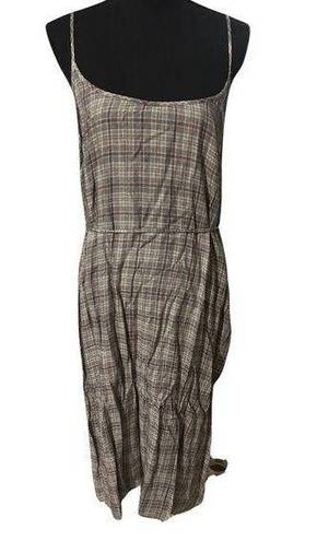 American Eagle  Plaid Maxi Dress