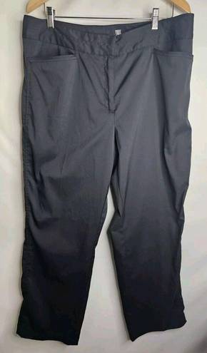 Tail Womens Size 18 Black Performance Straight Leg Golf Pockets Stretch Pants