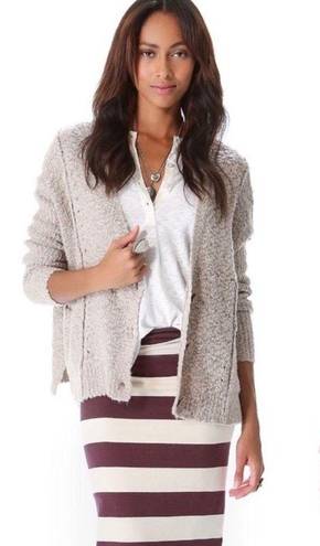 Free People Fall Friend Cardigan in Muskrat Medium