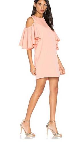 Blaque Label  cold shoulder flared sleeve dress