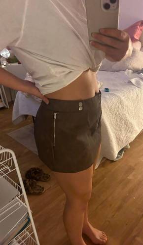 Pretty Little Thing Leather Mini Skirt