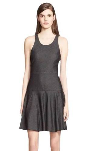 Rag and Bone  Size 6 Enigma Dress Fit n Flare Drop Waist Black Mini Sleeveless 1470