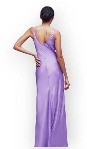 L'Agence  Clea Maxi Slip Dress Size Orchid/Lavender/purple 6 Orchid