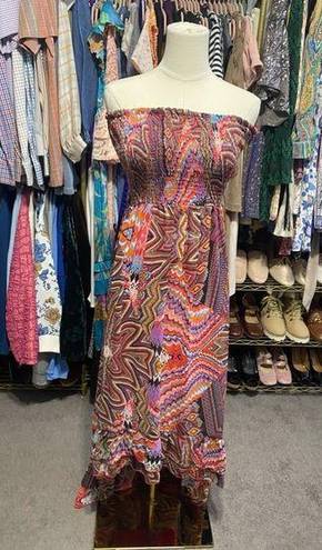 Fun & Flirt  Summer Hi-Low Maxi Dress Size Medium. Preloved gently worn.