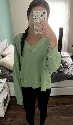 Aerie Green Sweatshirt