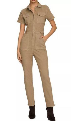 Good American  Fit For Success Jumpsuit, Khaki Size 5 (2X) New with Tag