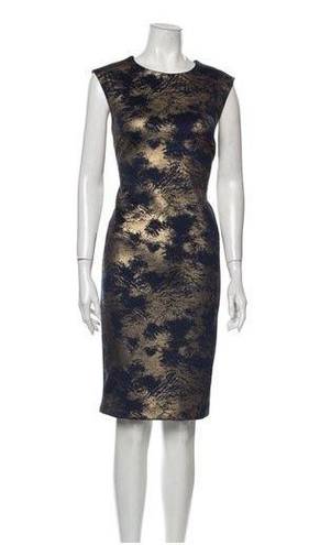 Philosophy  di Lorenzo Serafini Blue Gold Gorgeous Dress Sz M