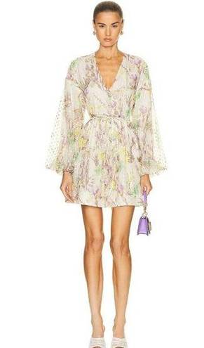 Alexis  Behati Dress in Floral Embroidered Medium New Womens Floral Mini