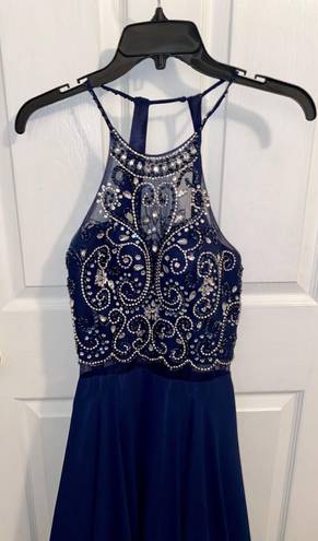 PromGirl Navy Blue Prom / Formal Dress