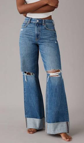 American Eagle wide leg baggy jeans