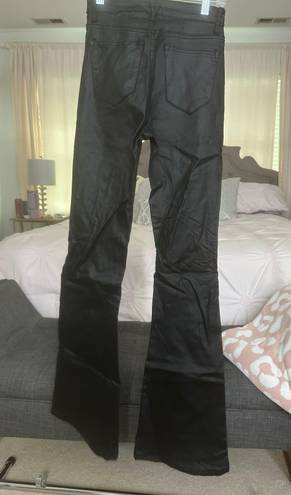 Edikted Black Leather Pants