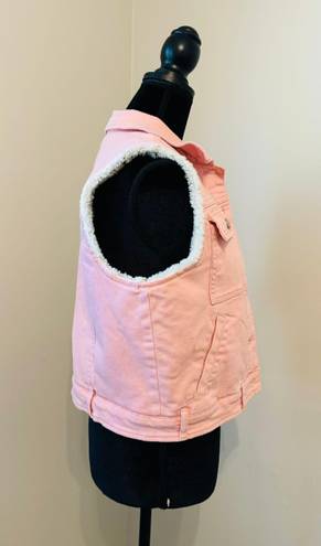 Celebrity Pink New!  Sherpa Vest Size M