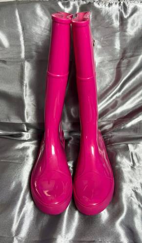 Furla Wellington Rain Boots (41) 10.5 Pink