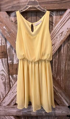 Lush Clothing Yellow Sundress