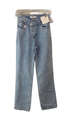 Abercrombie & Fitch 90s Straight Ultra High Rise Crossover Jeans