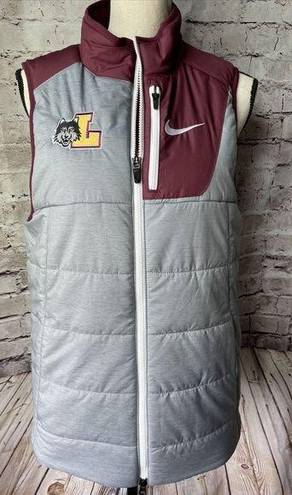 Nike  Loyola University Puffer Vest Chicago Ramblers Zip Womens XS