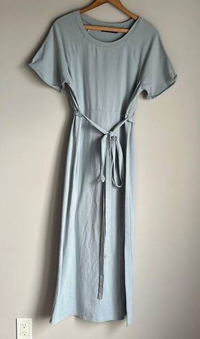 Tuckernuck  Pomander Place Slate Blue Sawyer Dress Belted