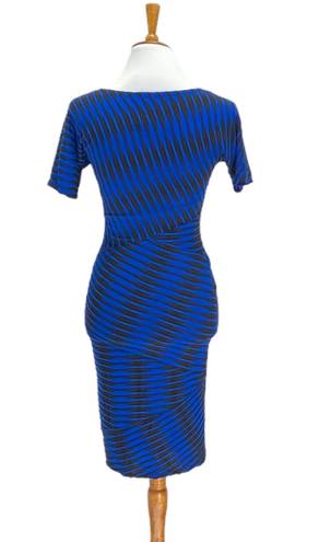 Tracy Reese Plenty By  Womens Slimming Bodycon Dress Blue Size S Minimalist Party