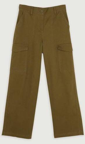 Oak + Fort  Cargo Pants Military Olive Green Size Small NEW