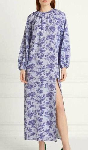 Hill House  the Simone Dress Lilac Tonal Floral print size L NWT