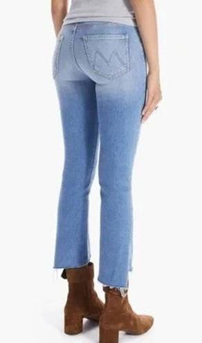 Mother Insider Crop Step Fray Jeans in Shoot To Thrill Denim Size 27