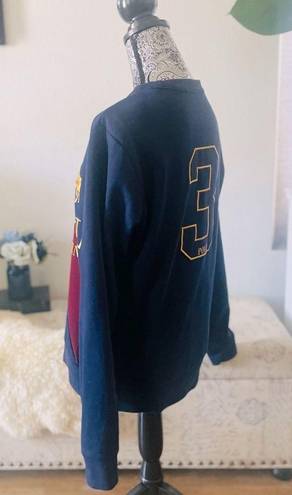 Polo  Ralph Lauren Royal Crest Big Pony Sweatshirt in Navy Blue & Maroon