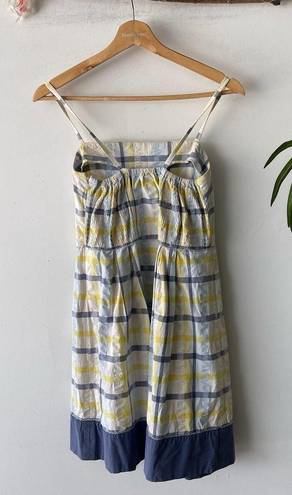 Juicy Couture  Dress Womens Small Blue Plaid Cottage Boho Summer Picnic Retro