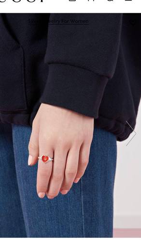 Gucci Red Heart  Ring